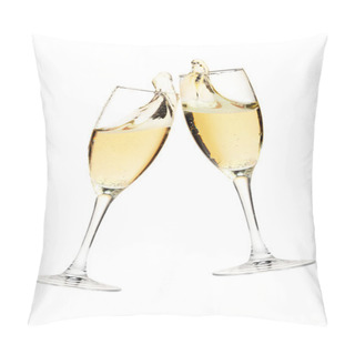 Personality  Cheers! Two Champagne Glasses Pillow Covers