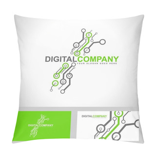 Personality  Digital Electronics Logo Pillow Covers