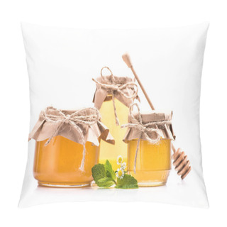 Personality  Honey In Glass Jars Pillow Covers