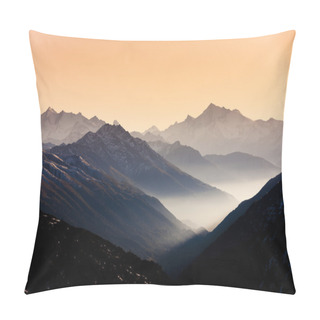 Personality  View From Furkapass To Andermatt, Canton Graubunden, Switzerland Pillow Covers