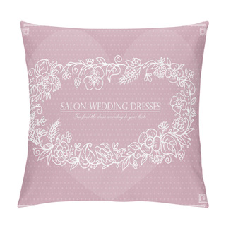 Personality  Label For Wedding Dresses Salon Pillow Covers