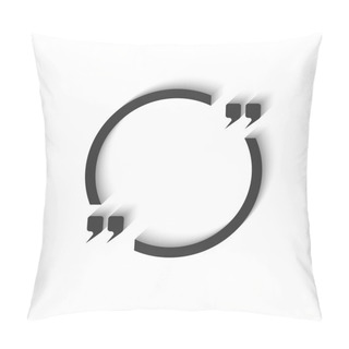 Personality  3D Round Frame Pillow Covers