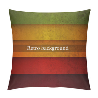 Personality  Vector Vintage Striped Background Pillow Covers