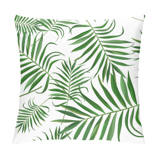 Personality  Pattern With Tropical Exotic Leaves Pillow Covers