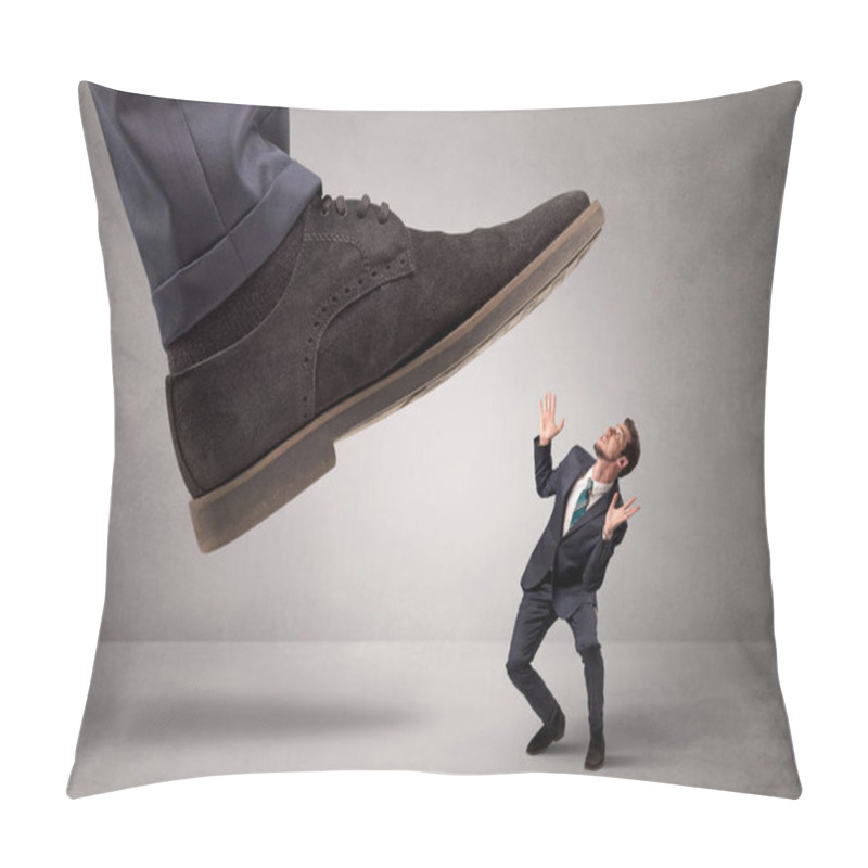 Personality  Small Man Trampled By The Great Power Pillow Covers