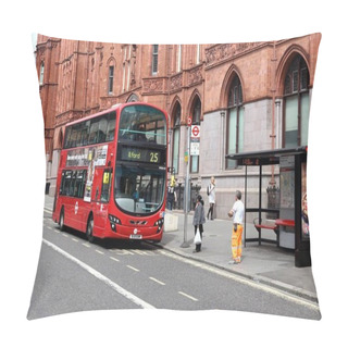 Personality  London Bus Stop Pillow Covers
