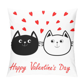Personality  Black Cats Couple Pillow Covers