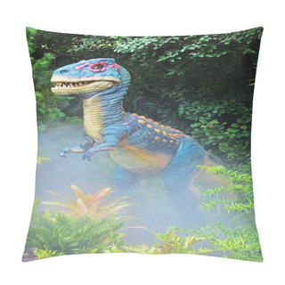 Personality  Baby Tyrannosaurus Rex From The Late Cretaceous Period Pillow Covers