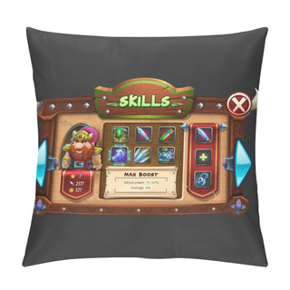 Personality  Wooden Board User Interface Pillow Covers