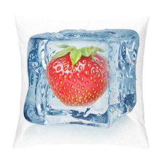 Personality  Ice Cube And Strawberry Pillow Covers