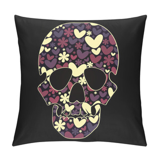 Personality  Colorful Skull Pillow Covers