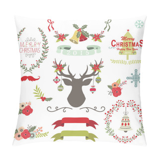 Personality  Christmas Elements Set Pillow Covers
