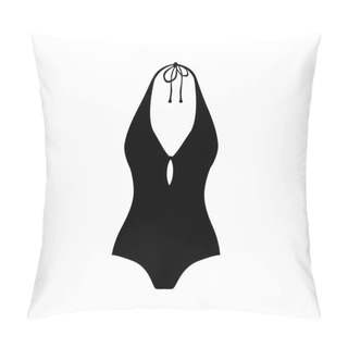 Personality  Woman Swimsuit Icon Image Pillow Covers