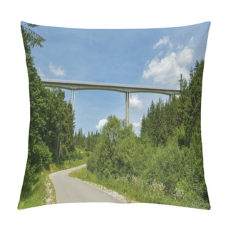 Personality  Bridge Valy, The Tallest Bridge In Slovakia But Also In Central  Pillow Covers