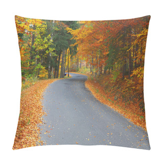 Personality  Autumn Road Pillow Covers