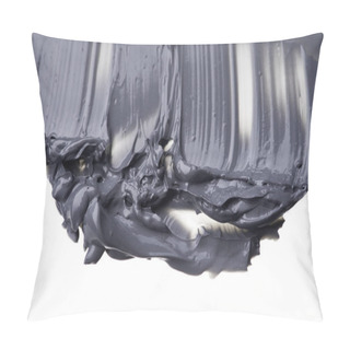 Personality  Black Smear And Texture Of Black Mud Mask Pillow Covers