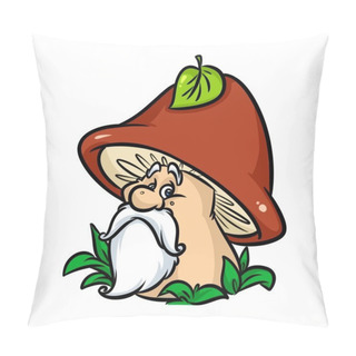 Personality  Mushroom Fairy Tale Character Old Cartoon Pillow Covers