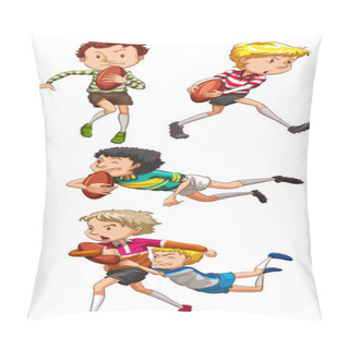 Personality  Rugby Pillow Covers