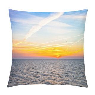 Personality  Sunrise At Sea Pillow Covers