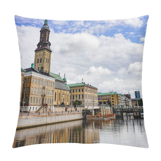 Personality  Gothenburg, Sweden  The Gothenburg City Hall On The Stora Hamnkanalen Pillow Covers