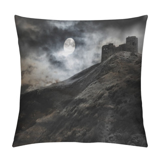 Personality  Night, Moon And Dark Fortress Pillow Covers