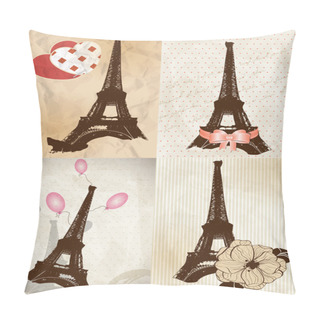 Personality  Vintage Paris Pillow Covers
