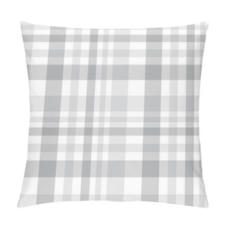 Personality  White Plaid, Checkered, Tartan Seamless Pattern Suitable For Fashion Textiles And Graphics Pillow Covers