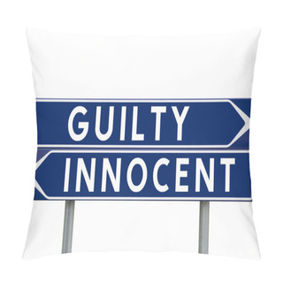 Personality  Guilty Or Innocent Pillow Covers