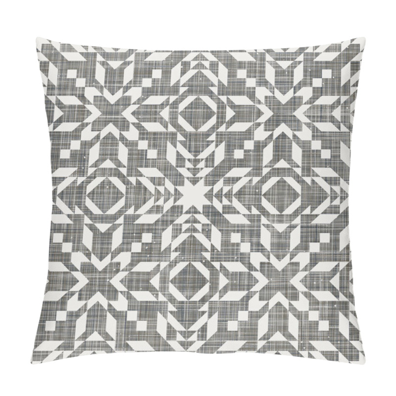 Personality  Seamless kilim swatch design on linen texture pillow covers