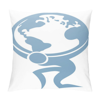 Personality  Atlas Strength Icon Pillow Covers