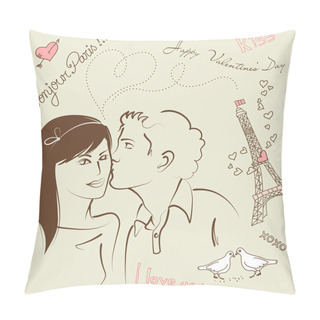 Personality  LOVE Doodles Pillow Covers