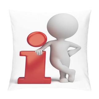 Personality  3d Small - Info Icon Pillow Covers