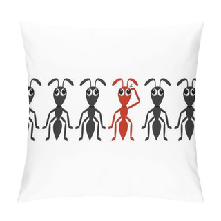Personality  Ant Cartoon Characters Pillow Covers
