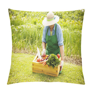 Personality  Woman With Vegetable Pillow Covers