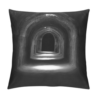 Personality  Ruins (dungeons) Of The Largest Colosseum In In North Africa. El Pillow Covers