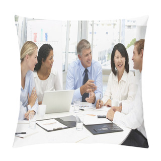 Personality  Business Meeting In An Office Pillow Covers