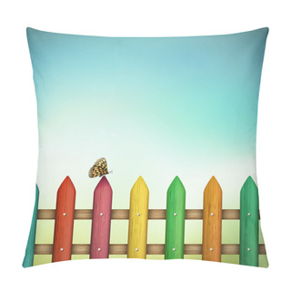 Personality  Colorful Fence Pillow Covers
