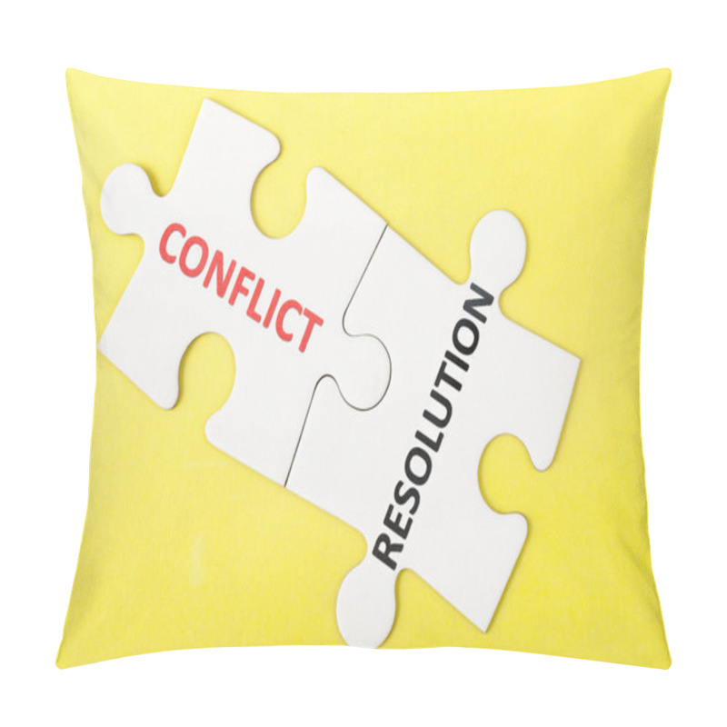 Personality  Conflict And Resolution Words Pillow Covers