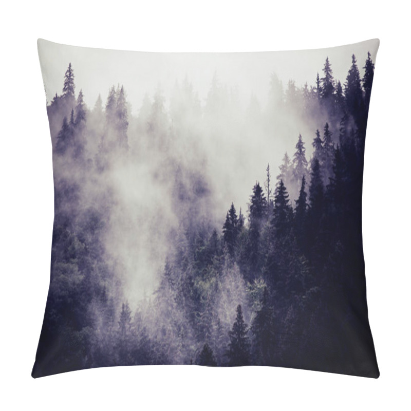 Personality  Misty Mountain Landscape Pillow Covers