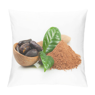 Personality  Cocoa Powder And Cocoa Beans Pillow Covers