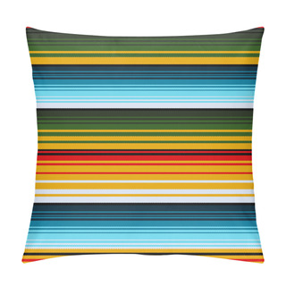 Personality  Mexican Ethnic Striped Seamless Pattern. Pillow Covers