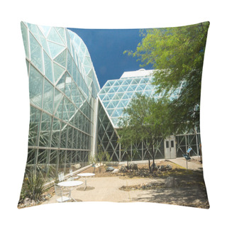 Personality  Modern Architecture At Biosphere 2 Pillow Covers