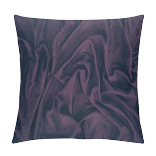 Personality  Dark Purple Linen Texture Pillow Covers