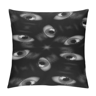 Personality  Seamless Eye Pattern Pillow Covers