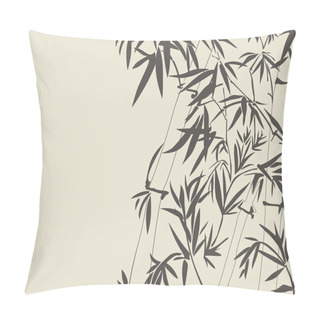 Personality  Bamboo Vector Illustration Pillow Covers
