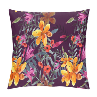 Personality  Bright Colorful Wildflowers Pillow Covers