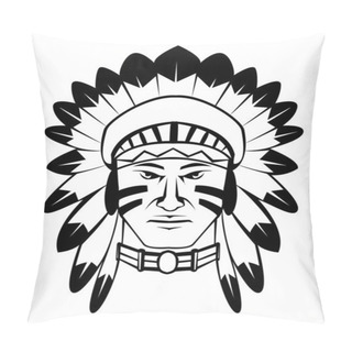 Personality  Vector Illustration Of Apache Pillow Covers