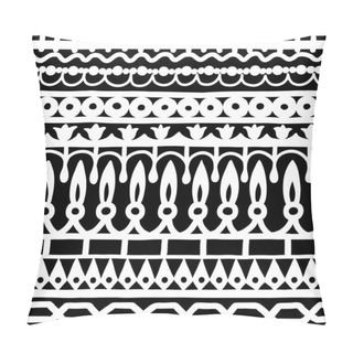 Personality  Ethnic Seamless Stripe Pattern. Vector Illustration For Your Cute Design. Borders And Frames. Pillow Covers