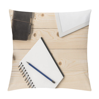 Personality  Notebook With Pencil And Digital Tablet  Pillow Covers