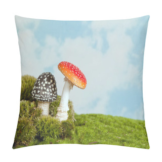Personality  Toadstools For A Fairytale Pillow Covers